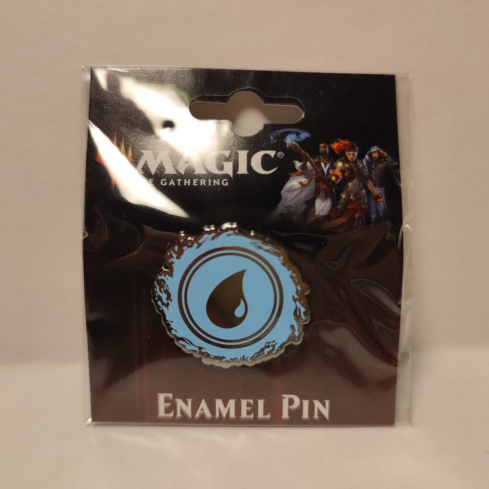 Magic The Gathering Blue Island Mana Enamel Pin